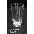 High quality machine made high quality drink glass/thick bottom drink glass